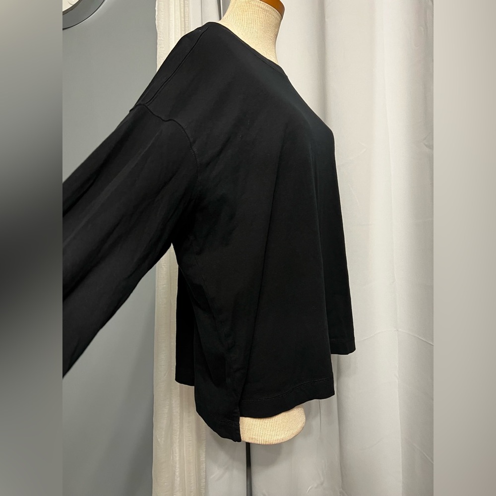 Old Navy Womens Black Long Sleeves Round Neck Pullover Casual T Shirt Sze XXL